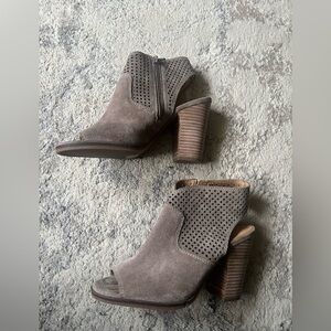 Lucky Brand Lizara Open Toe Bootie